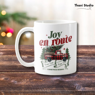 Weihnachtsfreude auf dem Weg beginnt LKW & Weihnac Kaffeetasse