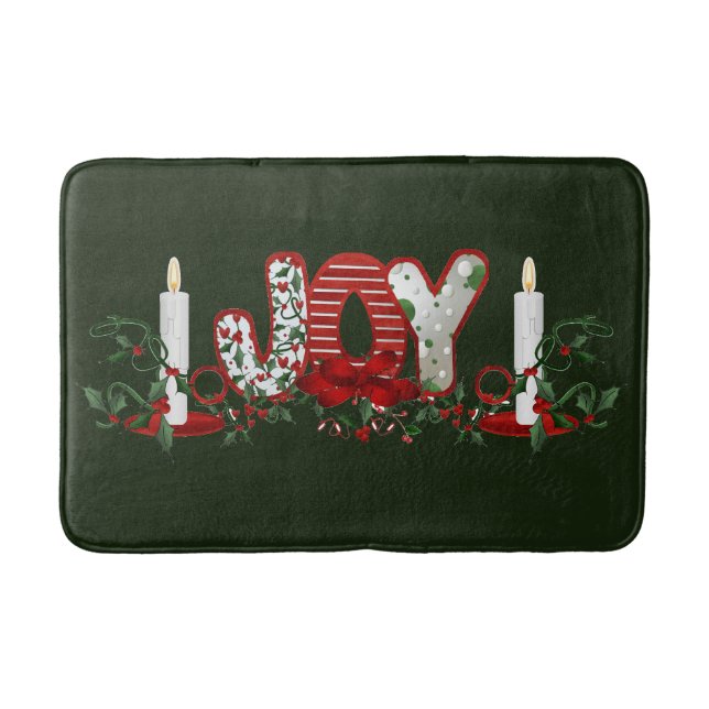 Weihnachtsfreude Badematte (Vorderseite)