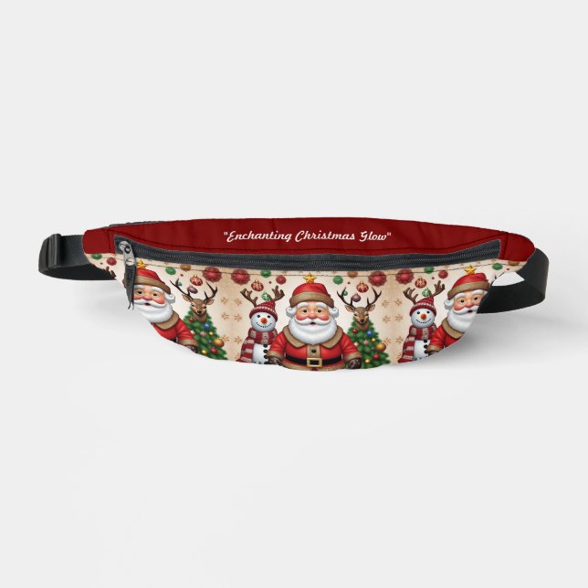 "Weihnachtsfreude" Bauchtasche (Vorderseite)