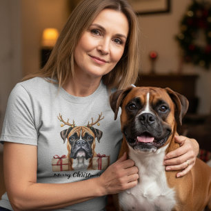 Weihnachtsfreude Boxer T-Shirt