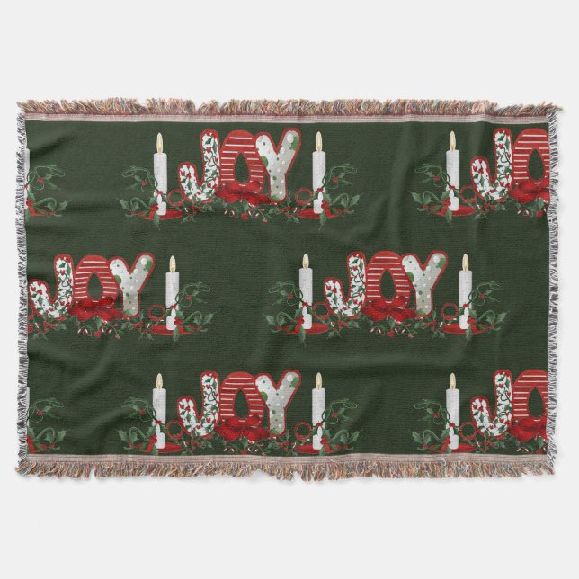 Weihnachtsfreude Decke (Vorderseite)