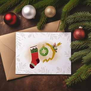 Weihnachtsfreude Feiertagskarte