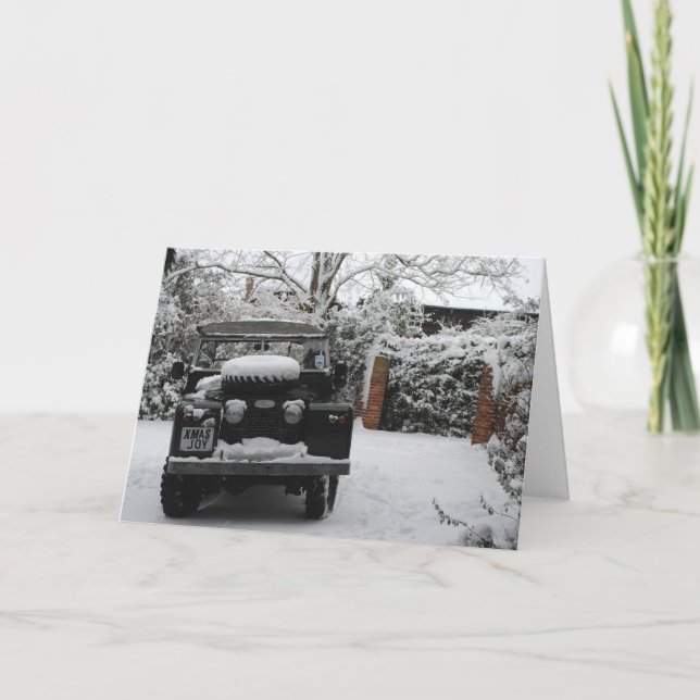 WEIHNACHTSfreude Feiertagskarte (Vorderseite)