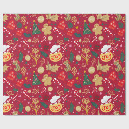 Weihnachtsfreude Geschenkpapier