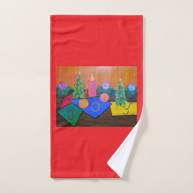 Weihnachtsfreude  handtuch (Handtuch)