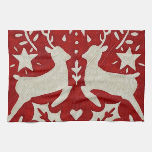 Weihnachtsfreude I Handtuch (Horizontal)