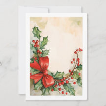Weihnachtsfreude in Aquarell