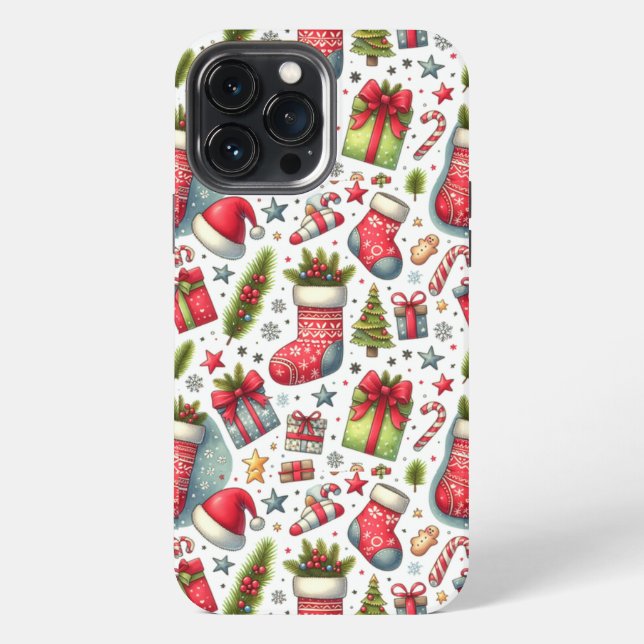 Weihnachtsfreude iPhone 13 Pro Max Hülle (Rückseite)