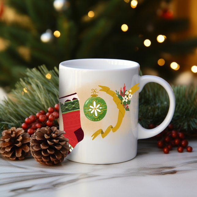 Weihnachtsfreude Kaffeetasse (Von Creator hochgeladen)