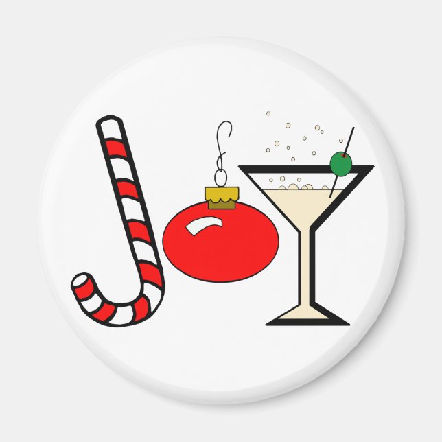 Weihnachtsfreude Magnet (Vorne)