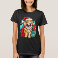Weihnachtsfreude mit Golden Retrievers Festive Dog
