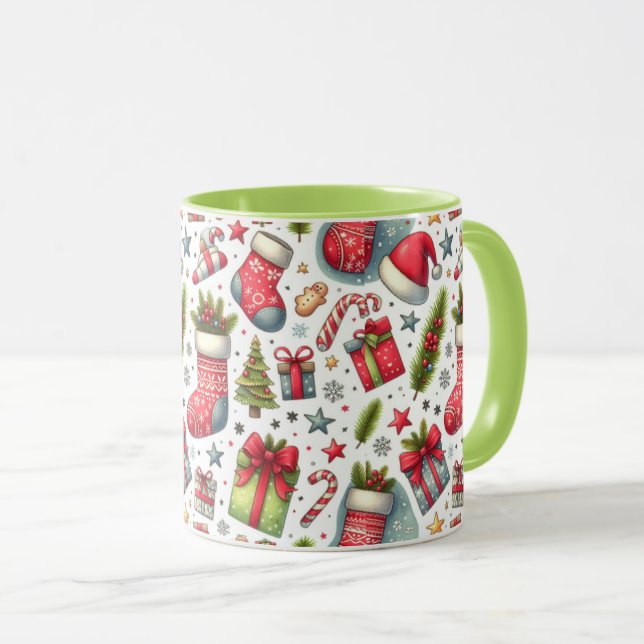 Weihnachtsfreude Tasse (VorderseiteRechts)