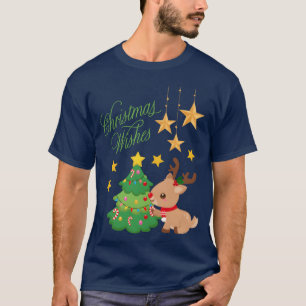 Weihnachtsfreude Zwergen Strumpf Wünsche Weihnacht T-Shirt