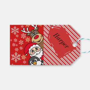 Weihnachtsfreunde Geschenkanhänger