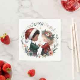 Weihnachtsfreunde Serviette