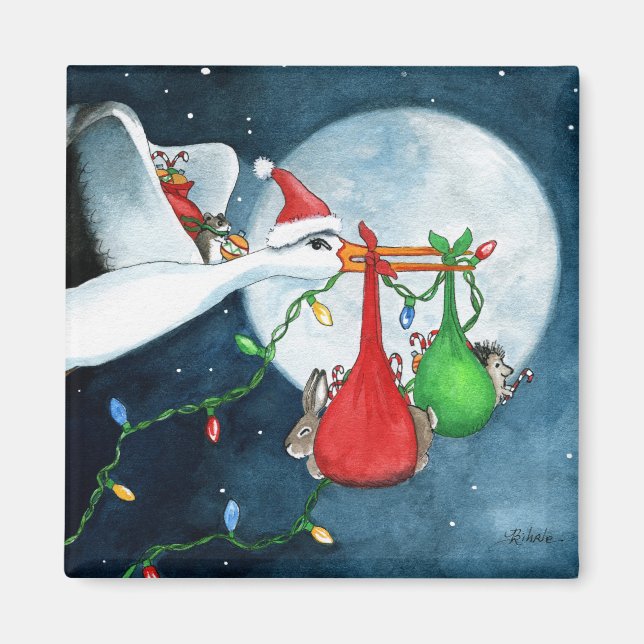 Weihnachtsfreunde und Familie von Bihrle Magnet (Vorne)