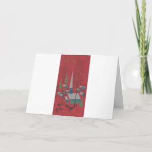 Weihnachtsfrieden Feiertagskarte