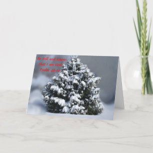 Weihnachtsfrieden Feiertagskarte