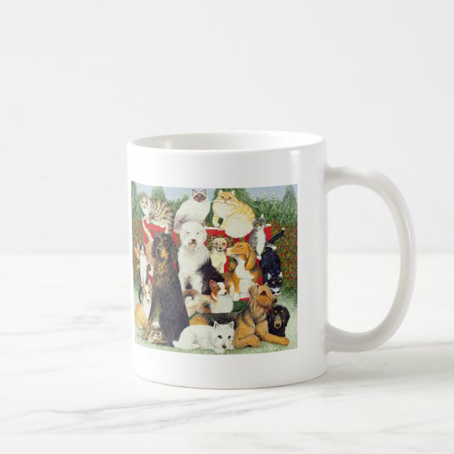 Weihnachtsfrieden Kaffeetasse (Rechts)
