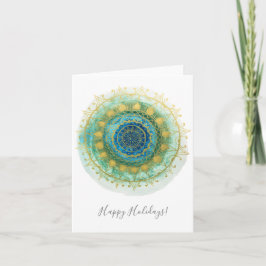 Weihnachtsfrieden Mandala Faltkarte Karte