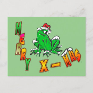 Weihnachtsfrohe Weihnachtskruste.Postcard Postkarte