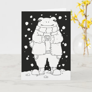 Weihnachtsfrosch Karte