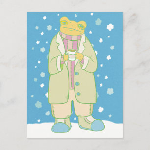 Weihnachtsfrosch Postkarte