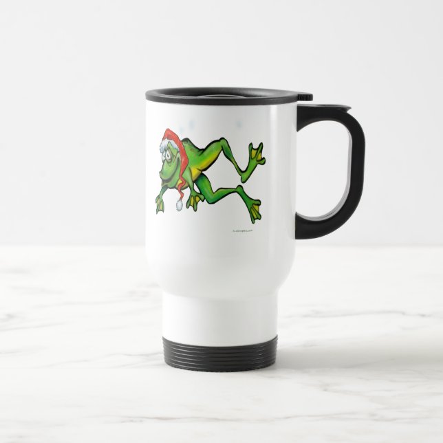 Weihnachtsfrosch Reisebecher (Rechts)