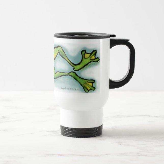 Weihnachtsfrosch Reisebecher (Rechts)
