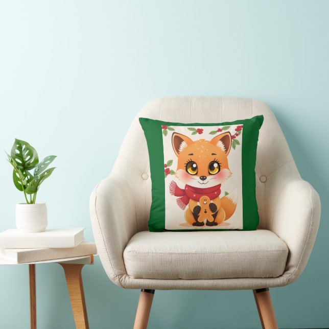 Weihnachtsfuchs-Dekoration Kissen (Stuhl )
