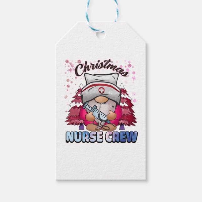 Weihnachtsfürsorge Crew 4 Geschenkanhänger (Vorderseite)