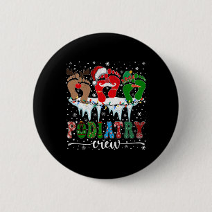 Weihnachtsfußabdruck Doktor Podiatrist Podiatrie C Button