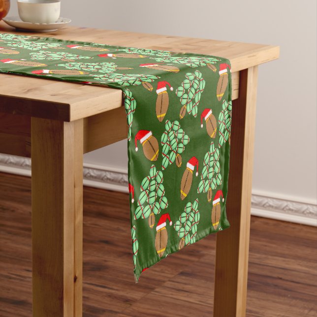 Weihnachtsfußball Kurzer Tischläufer (Beispiel)