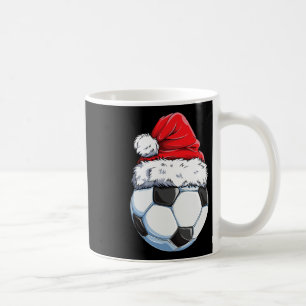 Weihnachtsfußball Ll Weihnachtsmannmütze Lustiger Kaffeetasse