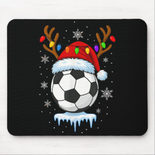 Weihnachtsfußball-Rentiere  Mousepad