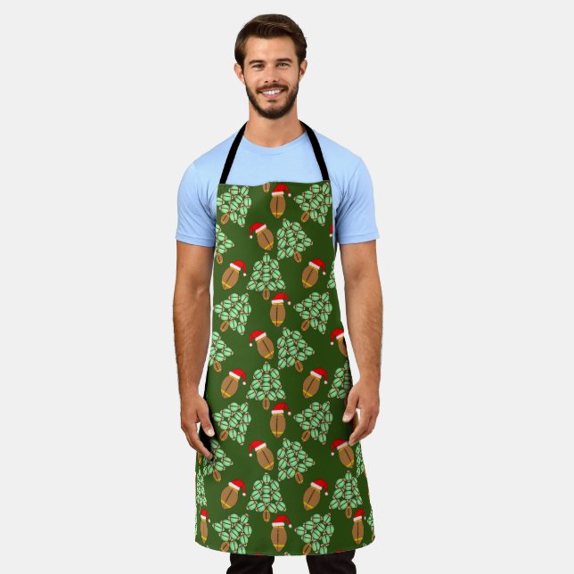 Weihnachtsfußball Schürze (Getragen)