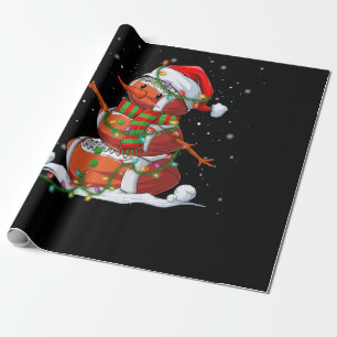 Weihnachtsfußball Snowman Kinder Fußball Weihnac Geschenkpapier