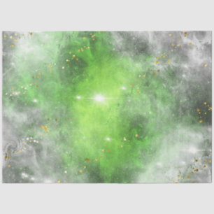Weihnachtsgalaxie Glitzer Serie Design 10 Seidenpapier