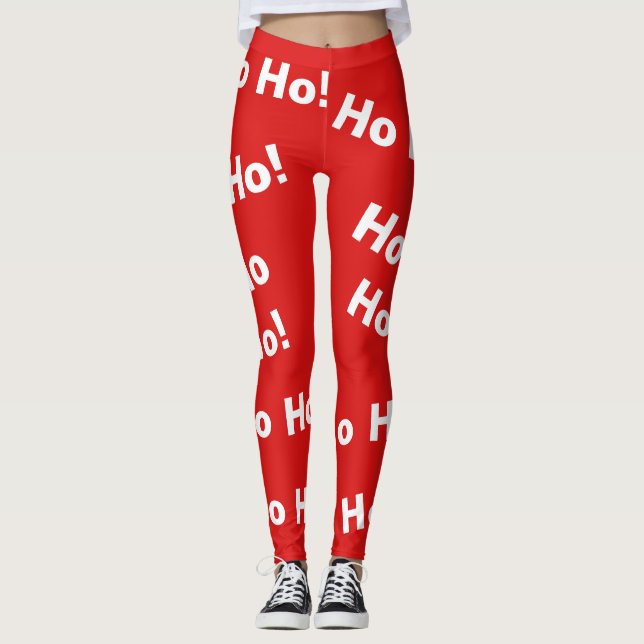 Weihnachtsgamaschen Leggings (Vorderseite)