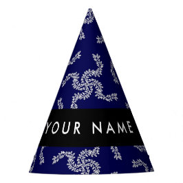 Weihnachtsgarland, Blau, Ihr Name, Personalisieren Partyhütchen