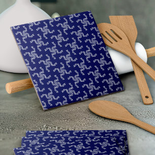 Weihnachtsgarland Blau, Weihnachtsdekoration, Weih Fliese