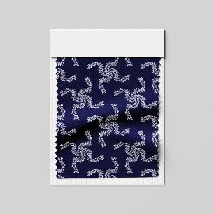 Weihnachtsgarland Blau, Weihnachtsdekoration, Weih Stoff