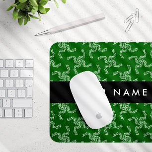 Weihnachtsgarland, Grün, Ihr Name, Personalisieren Mousepad