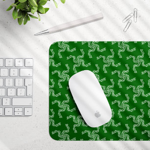 Weihnachtsgarland Grün, Weihnachtsdekoration Mousepad