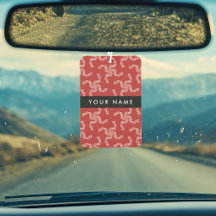 Weihnachtsgarland, Rot, Ihr Name, Personalisieren