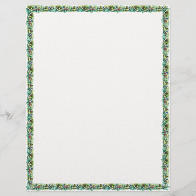 Weihnachtsgarland-Stationäre (Vorderseite)