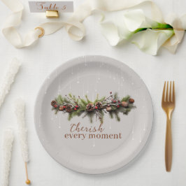 Weihnachtsgarland und Shooting Stars Cherish the Pappteller