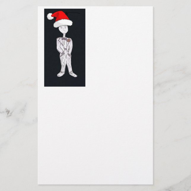 Weihnachtsgarten Briefpapier (Vorderseite)