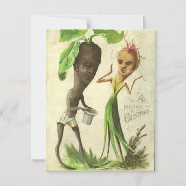 Weihnachtsgarten Liebe Feiertagskarte (Vorderseite)