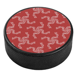Weihnachtsgarten Rot, Weihnachtsdekoration, Weihna Eishockey Puck
